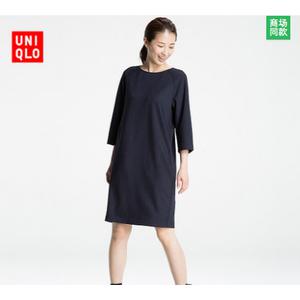 uniqlo优衣库 女装混纺连衣裙