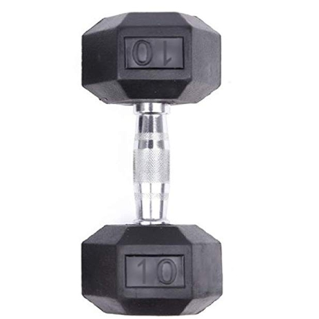 kansoon 凯速 六角包胶铸铁静音哑铃手铃 10lb