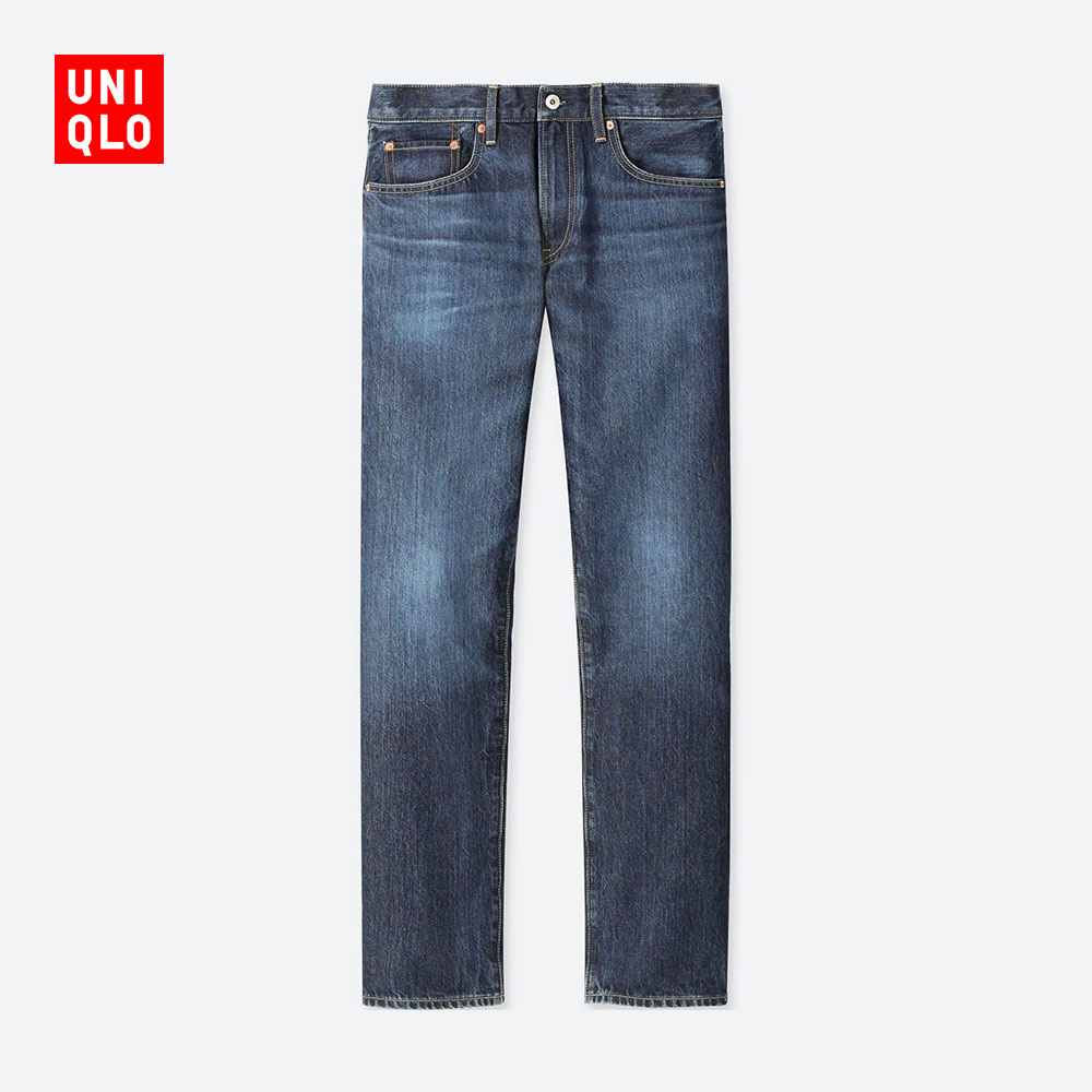 uniqlo 优衣库 408488 男士直筒牛仔裤